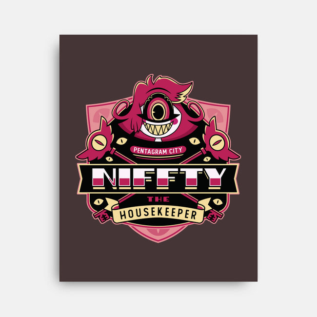 Niffty Housekeeper-None-Stretched-Canvas-LAGELANTEE