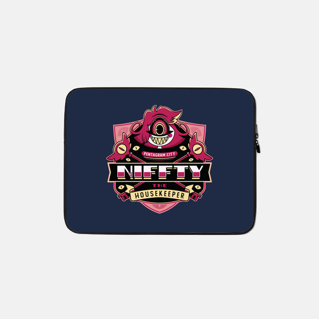 Niffty Housekeeper-None-Zippered-Laptop Sleeve-LAGELANTEE