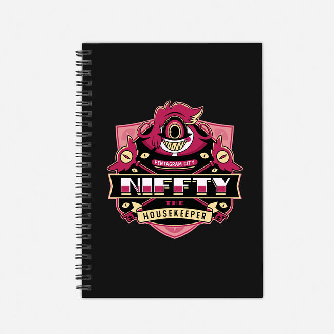 Niffty Housekeeper-None-Dot Grid-Notebook-LAGELANTEE