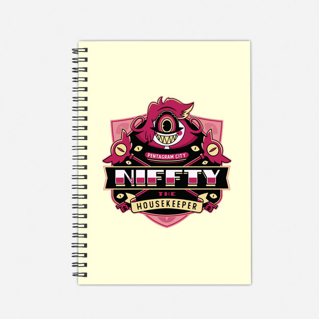 Niffty Housekeeper-None-Dot Grid-Notebook-LAGELANTEE