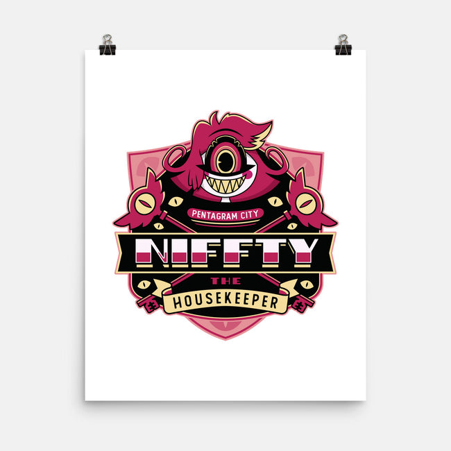 Niffty Housekeeper-None-Matte-Poster-LAGELANTEE