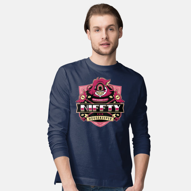 Niffty Housekeeper-Mens-Long Sleeved-Tee-LAGELANTEE