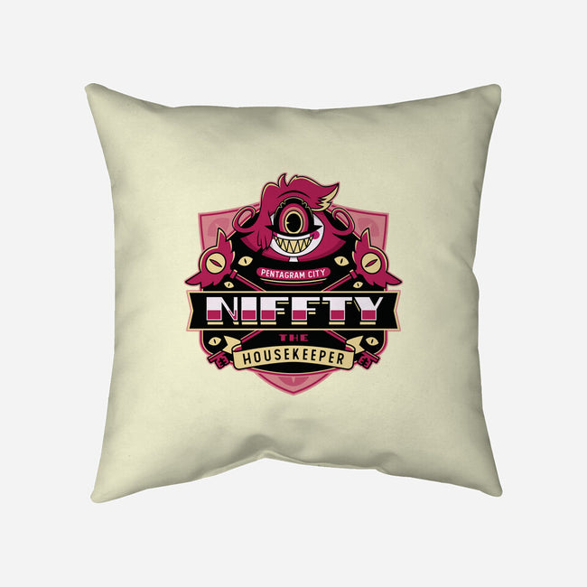 Niffty Housekeeper-None-Removable Cover-Throw Pillow-LAGELANTEE