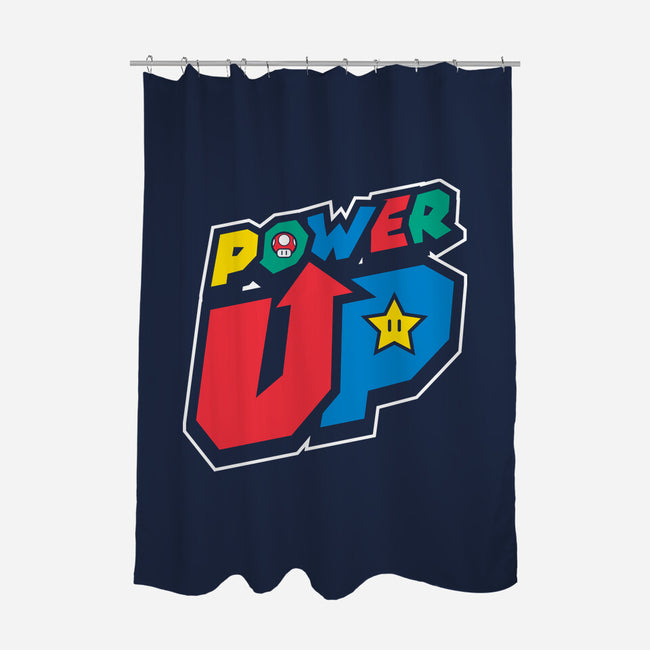 Power Up-None-Polyester-Shower Curtain-krisren28