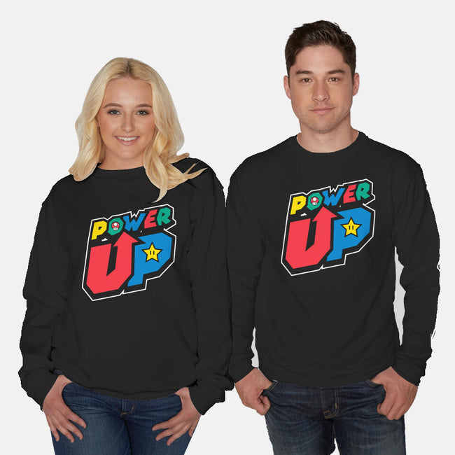 Power Up-Unisex-Crew Neck-Sweatshirt-krisren28