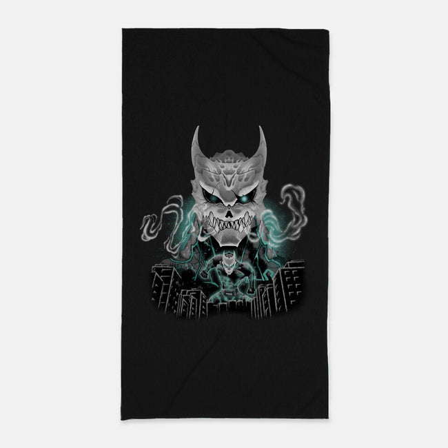 Kaiju No 8-None-Beach-Towel-Afire