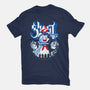 Papa Puft-Womens-Fitted-Tee-arace