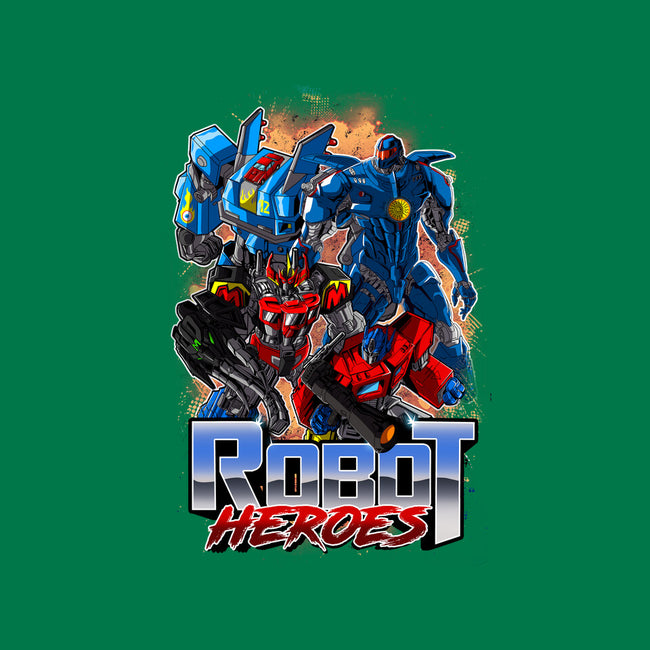 Robot Heroes-Womens-Fitted-Tee-Diego Oliver