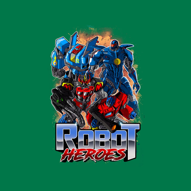 Robot Heroes-Womens-Basic-Tee-Diego Oliver
