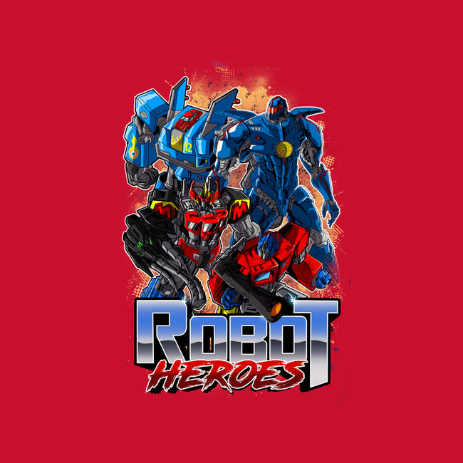 Robot Heroes-Mens-Heavyweight-Tee-Diego Oliver