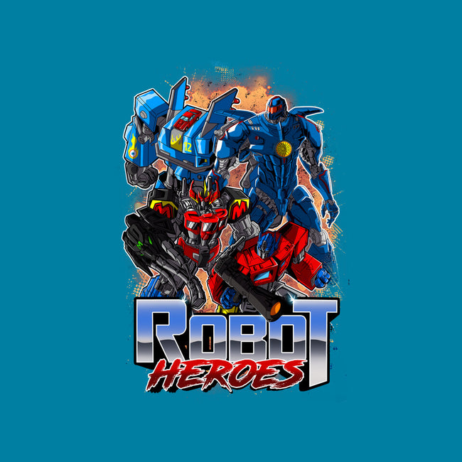 Robot Heroes-None-Stretched-Canvas-Diego Oliver