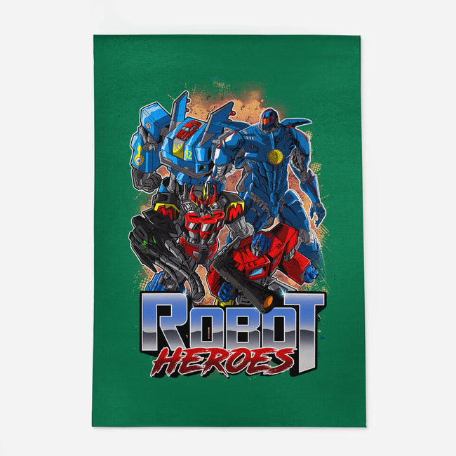 Robot Heroes-None-Indoor-Rug-Diego Oliver