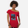 Robot Heroes-Womens-Off Shoulder-Tee-Diego Oliver