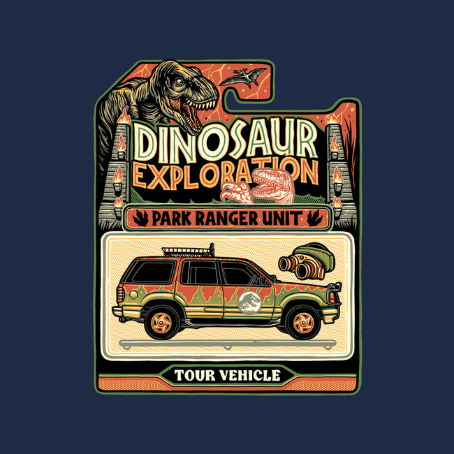 Dinosaur Exploration Vehicle-Unisex-Basic-Tee-glitchygorilla