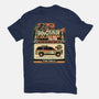 Dinosaur Exploration Vehicle-Womens-Fitted-Tee-glitchygorilla