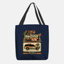 Dinosaur Exploration Vehicle-None-Basic Tote-Bag-glitchygorilla