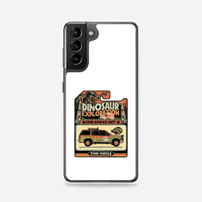 Dinosaur Exploration Vehicle-Samsung-Snap-Phone Case-glitchygorilla