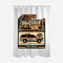 Dinosaur Exploration Vehicle-None-Polyester-Shower Curtain-glitchygorilla