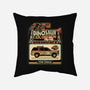 Dinosaur Exploration Vehicle-None-Removable Cover-Throw Pillow-glitchygorilla