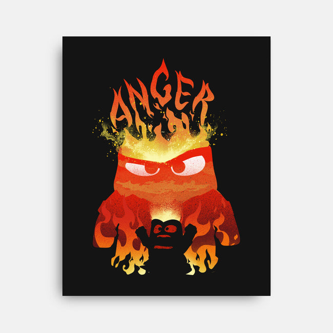 Anger Fire-None-Stretched-Canvas-dandingeroz