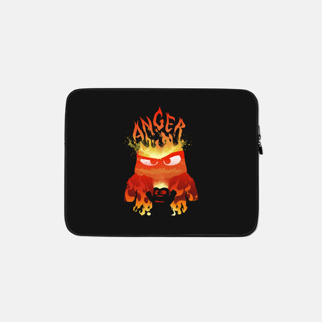 Anger Fire-None-Zippered-Laptop Sleeve-dandingeroz