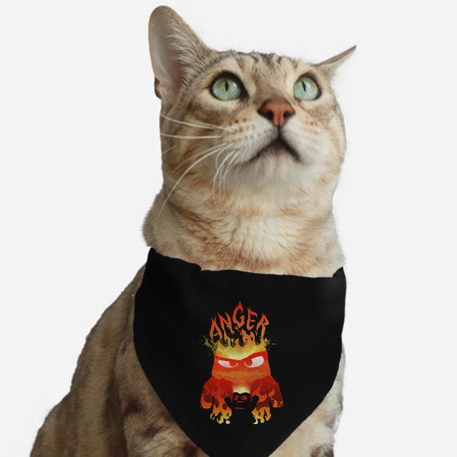 Anger Fire-Cat-Adjustable-Pet Collar-dandingeroz