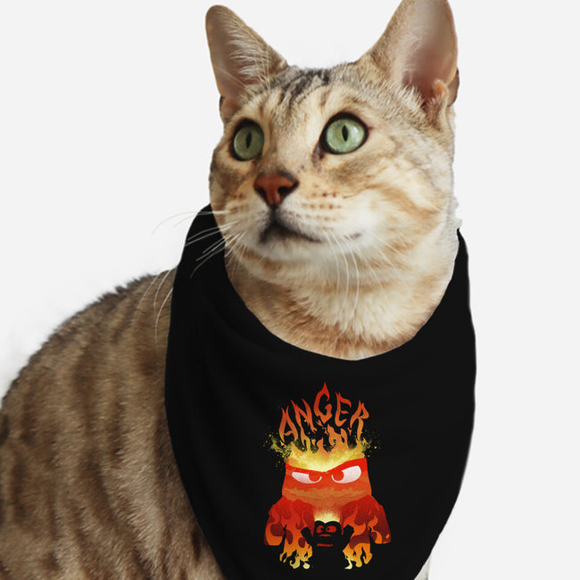 Anger Fire-Cat-Bandana-Pet Collar-dandingeroz