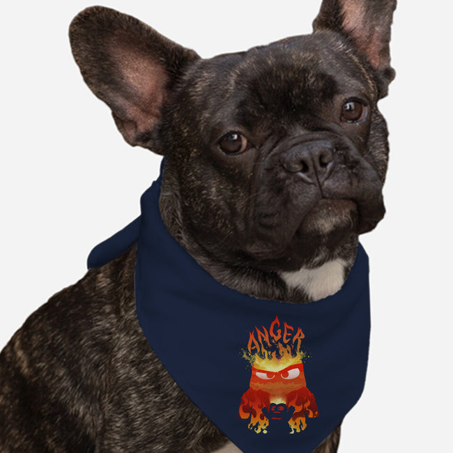 Anger Fire-Dog-Bandana-Pet Collar-dandingeroz