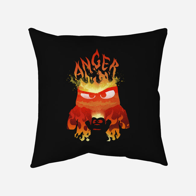 Anger Fire-None-Removable Cover-Throw Pillow-dandingeroz