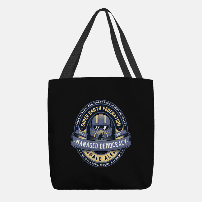 Democracy Exo Patriot Mech-None-Basic Tote-Bag-LAGELANTEE