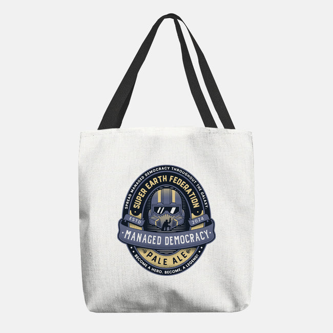 Democracy Exo Patriot Mech-None-Basic Tote-Bag-LAGELANTEE