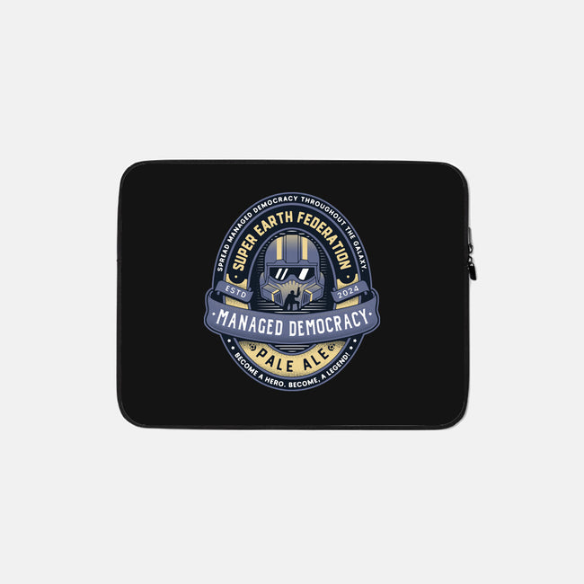 Democracy Exo Patriot Mech-None-Zippered-Laptop Sleeve-LAGELANTEE