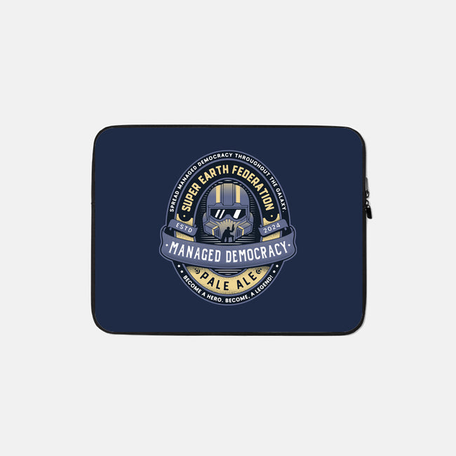 Democracy Exo Patriot Mech-None-Zippered-Laptop Sleeve-LAGELANTEE