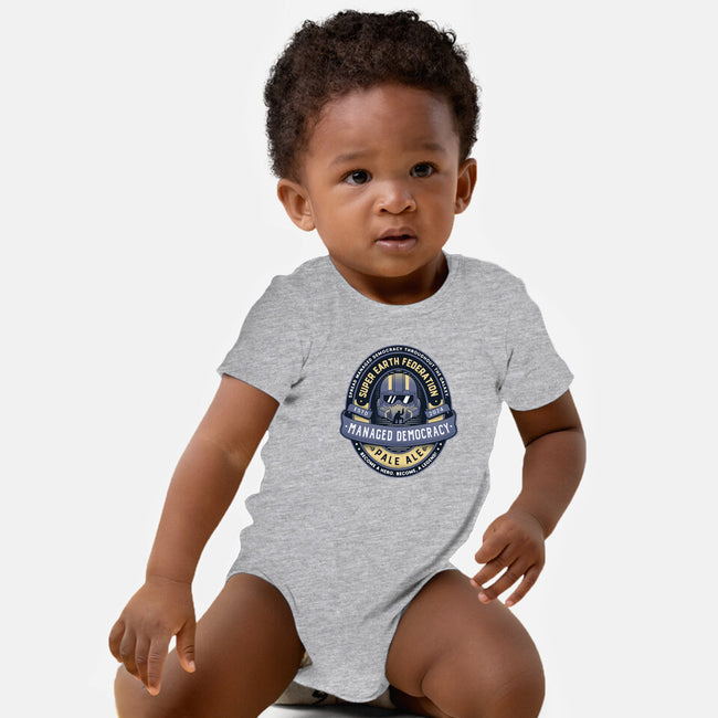 Democracy Exo Patriot Mech-Baby-Basic-Onesie-LAGELANTEE