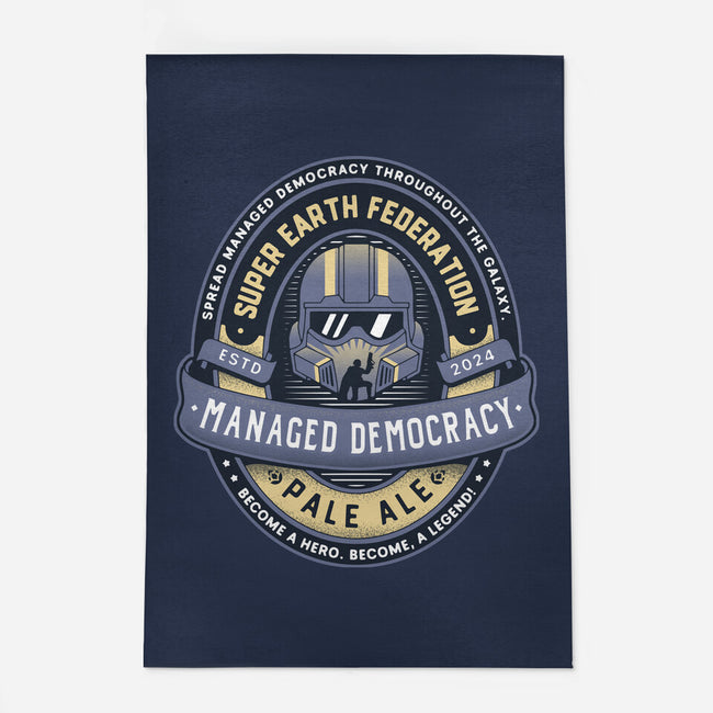 Democracy Exo Patriot Mech-None-Outdoor-Rug-LAGELANTEE