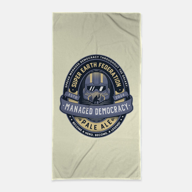 Democracy Exo Patriot Mech-None-Beach-Towel-LAGELANTEE