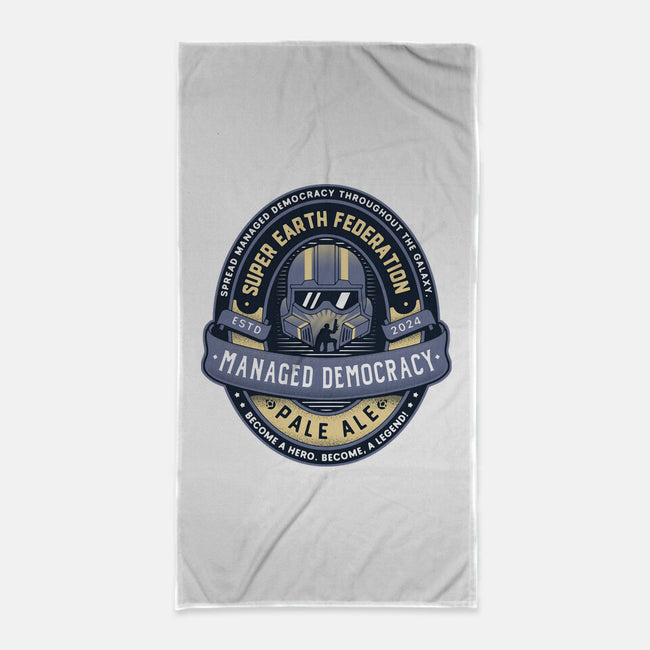 Democracy Exo Patriot Mech-None-Beach-Towel-LAGELANTEE