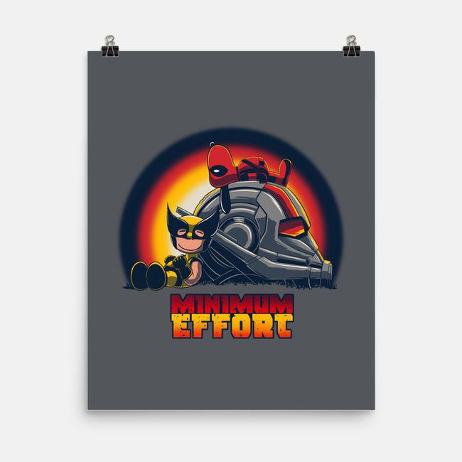 Minimum Effort-None-Matte-Poster-rmatix