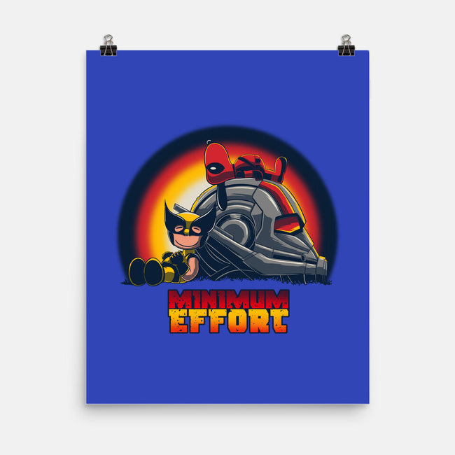 Minimum Effort-None-Matte-Poster-rmatix