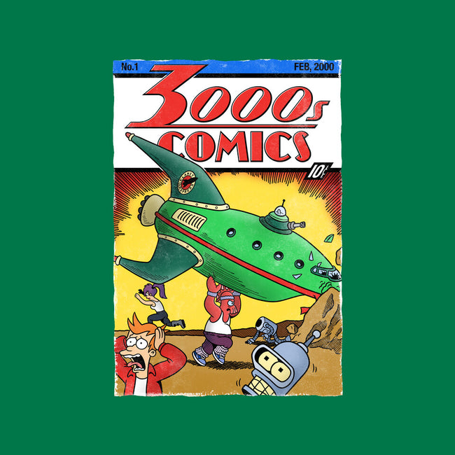 3000s Comics-None-Water Bottle-Drinkware-Barbadifuoco