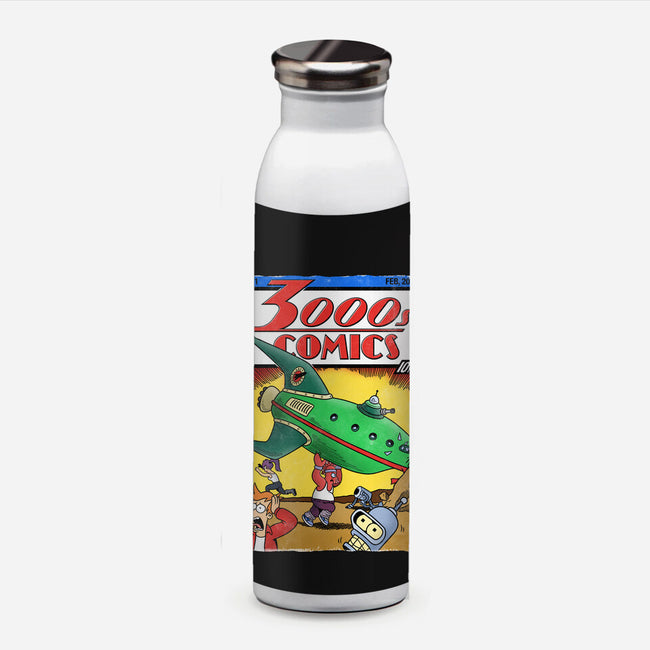 3000s Comics-None-Water Bottle-Drinkware-Barbadifuoco