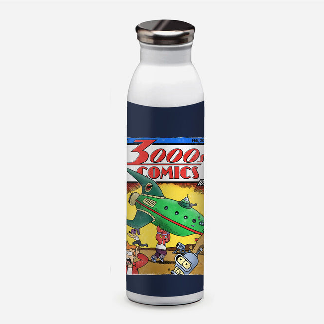 3000s Comics-None-Water Bottle-Drinkware-Barbadifuoco