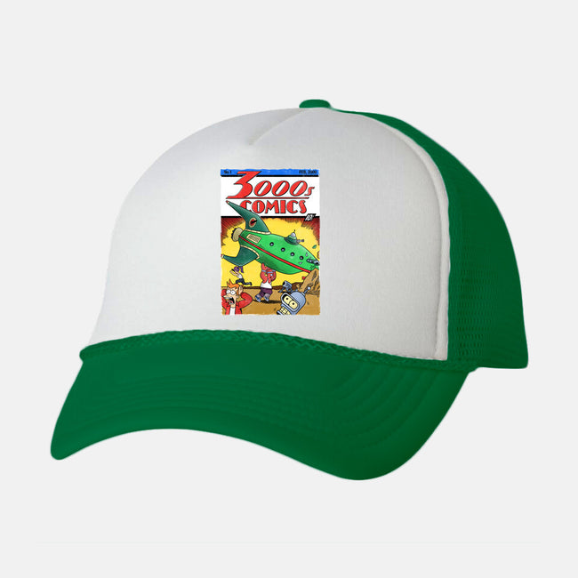 3000s Comics-Unisex-Trucker-Hat-Barbadifuoco