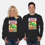 3000s Comics-Unisex-Crew Neck-Sweatshirt-Barbadifuoco