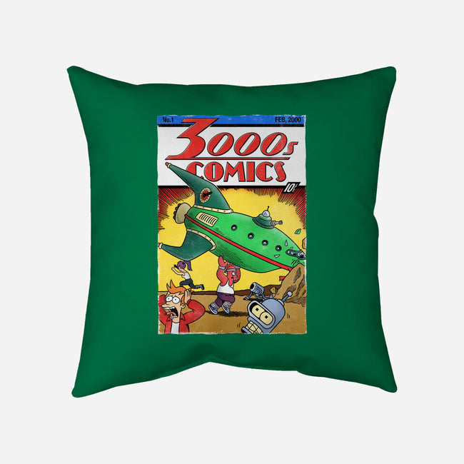 3000s Comics-None-Non-Removable Cover w Insert-Throw Pillow-Barbadifuoco