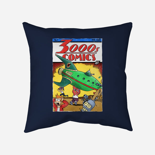 3000s Comics-None-Non-Removable Cover w Insert-Throw Pillow-Barbadifuoco
