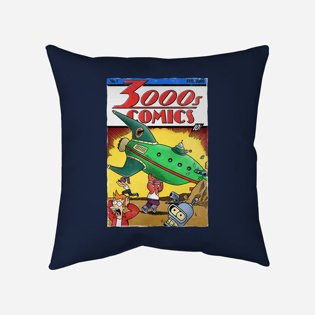 3000s Comics-None-Removable Cover-Throw Pillow-Barbadifuoco