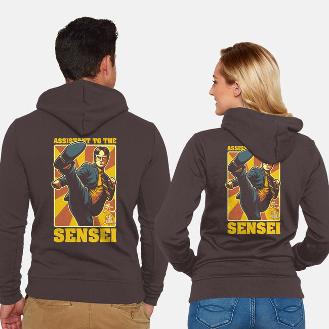 Sensei Assistant-Unisex-Zip-Up-Sweatshirt-Studio Mootant