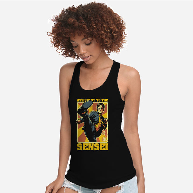 Sensei Assistant-Womens-Racerback-Tank-Studio Mootant