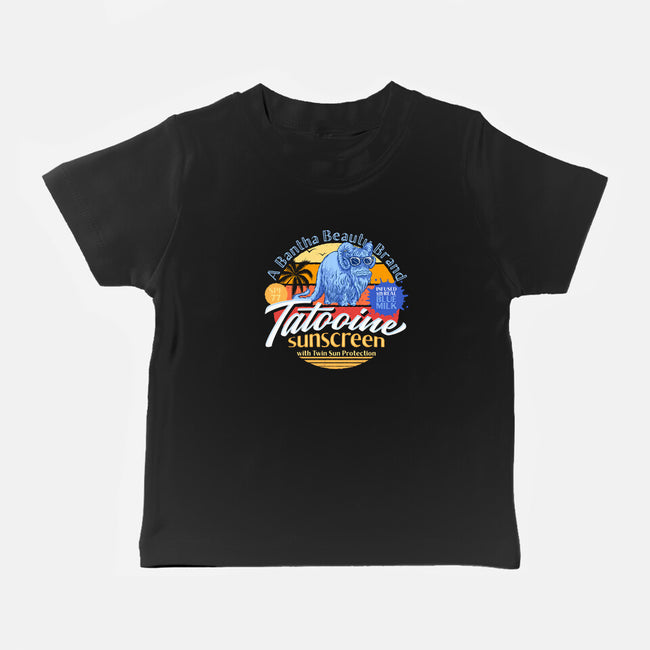 Tatooine Sunscreen-Baby-Basic-Tee-Wheels